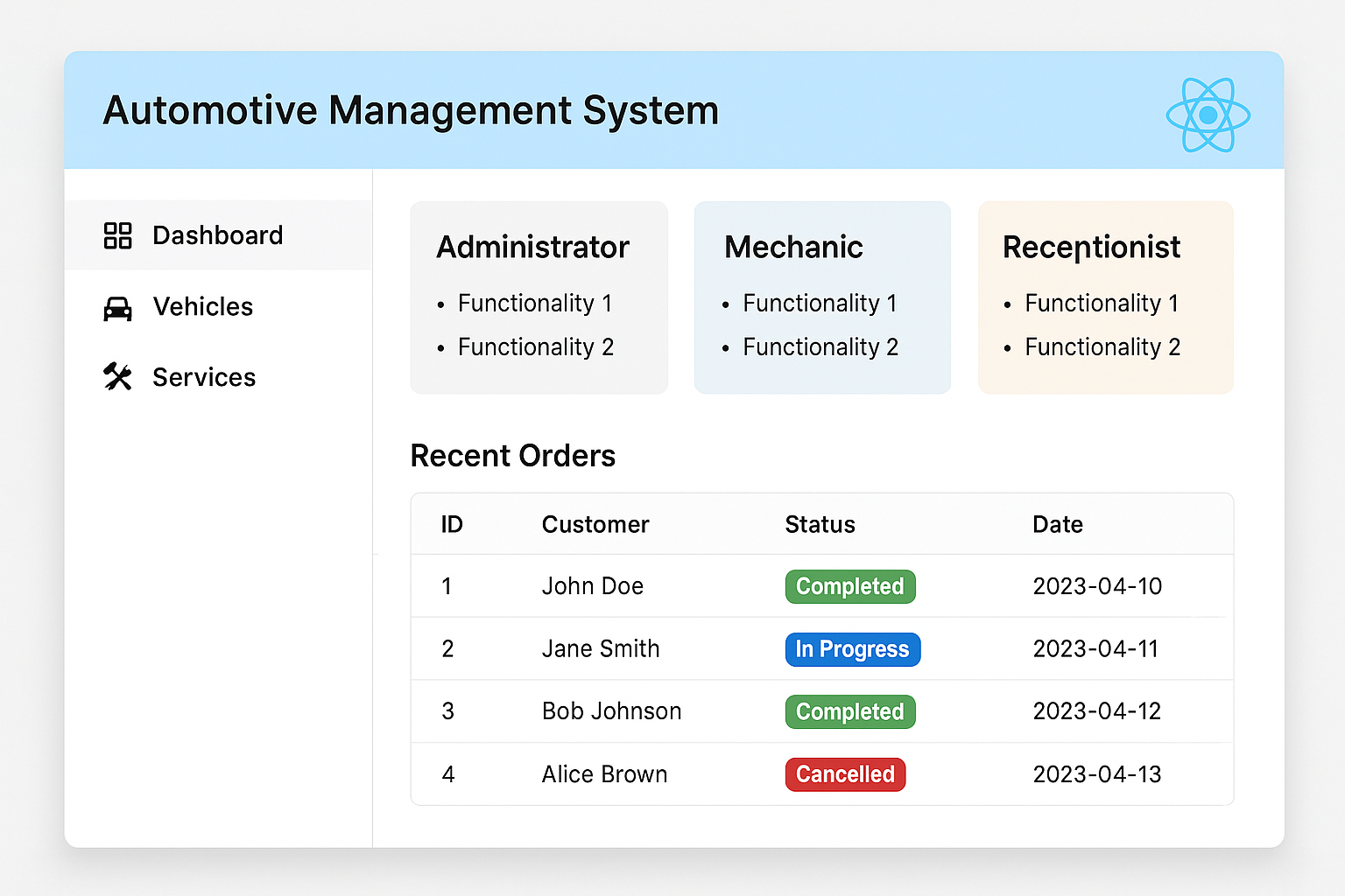 Sistema de Gestión Automotriz – Frontend